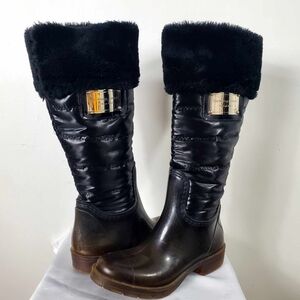 Gianmarco Lorenzi Snow Boot, with Nylon and Fur Padding made in Italy